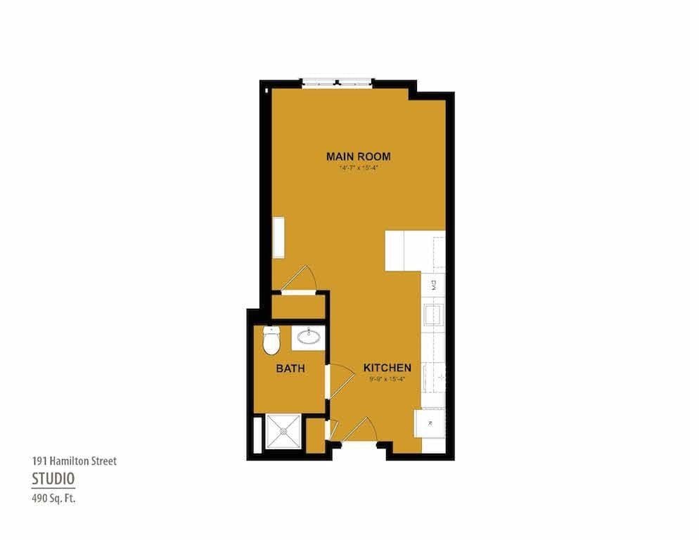 Studio floor plan