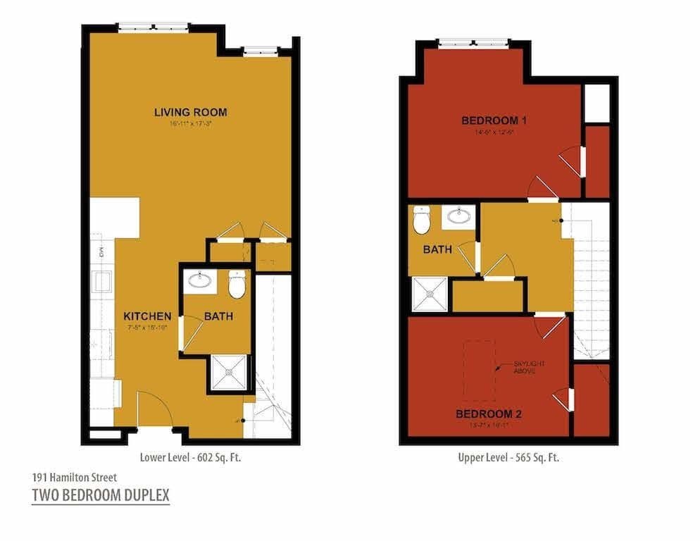 Two Bedroom Premium & Duplex floor plan