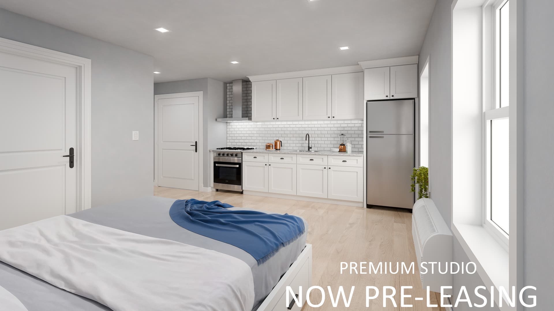 Newly Constructed Premium Stduio floor plan