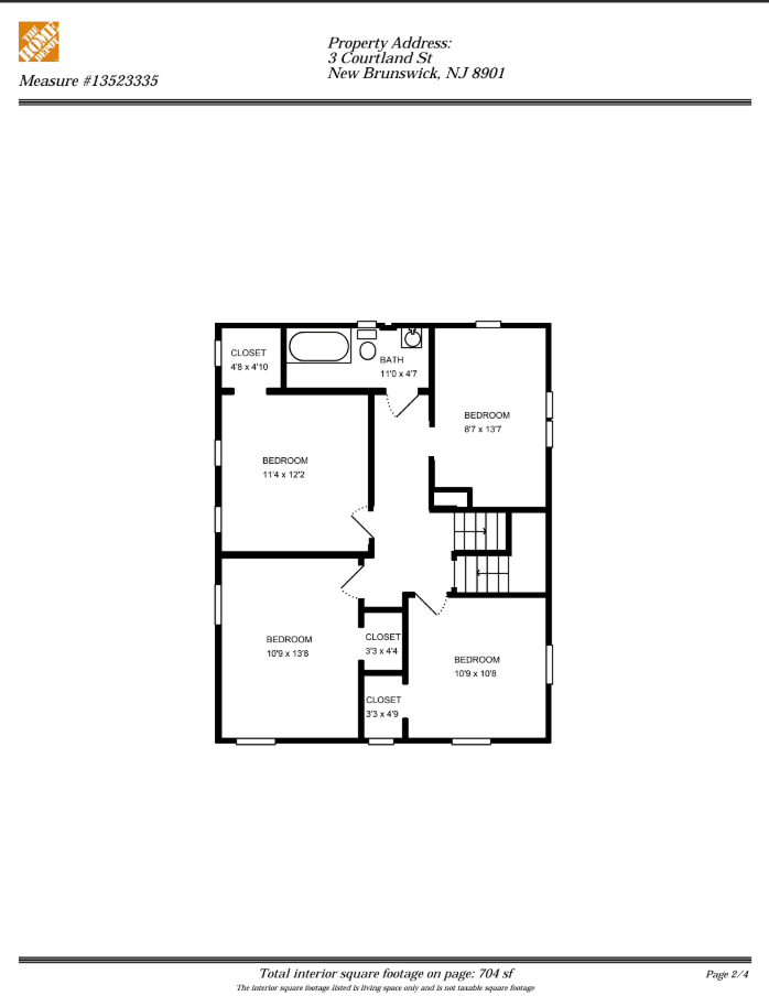 3 Courtlandt: Enormous 8 beds. Legal for 10. 2 1/2 BR. Off street parking for 6 cars. 3 Courtland St thumbnail 18