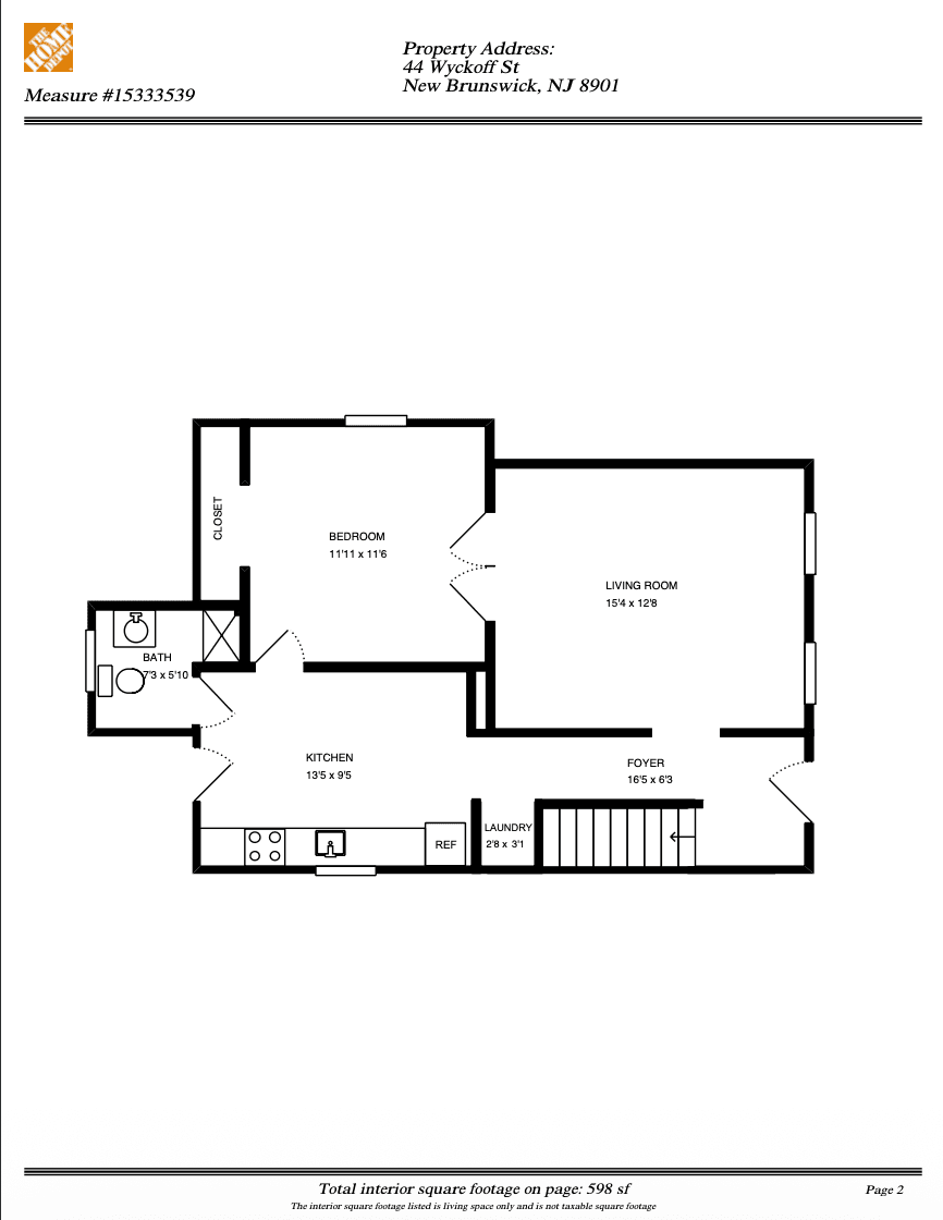 44 Wyckoff | One family house with 4 bedrooms and 2 baths. Hardwood floors, appliances, and backyard thumbnail 12